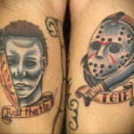 Майкл Майерс – фото тату 13.01.2021 №0043 -Michael Myers tattoo- tatufoto.com