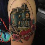 Норман Бейтс – фото тату 13.01.2021 №0002 -Norman Bates tattoo- tatufoto.com