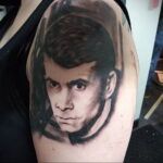 Норман Бейтс – фото тату 13.01.2021 №0006 -Norman Bates tattoo- tatufoto.com