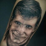 Норман Бейтс – фото тату 13.01.2021 №0014 -Norman Bates tattoo- tatufoto.com