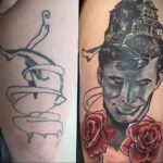 Норман Бейтс – фото тату 13.01.2021 №0016 -Norman Bates tattoo- tatufoto.com