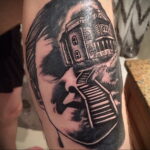 Норман Бейтс – фото тату 13.01.2021 №0023 -Norman Bates tattoo- tatufoto.com