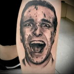 Патрик Бэйтмен – фото тату 13.01.2021 №0009 -Patrick Bateman tattoo- tatufoto.com