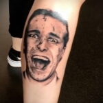 Патрик Бэйтмен – фото тату 13.01.2021 №0020 -Patrick Bateman tattoo- tatufoto.com