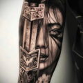 Пример качественного рисунка татуировки 02.01.2021 №013 -quality tattoo- tatufoto.com