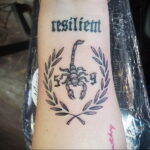 Пример классного рисунка тату скорпион 16.01.2021 №0022 -scorpion tattoo-tatufoto.com