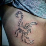 Пример классного рисунка тату скорпион 16.01.2021 №0042 -scorpion tattoo-tatufoto.com