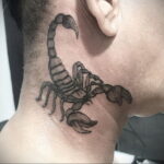 Пример классного рисунка тату скорпион 16.01.2021 №0047 -scorpion tattoo-tatufoto.com