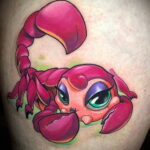 Пример классного рисунка тату скорпион 16.01.2021 №0067 -scorpion tattoo-tatufoto.com
