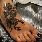 Пример классного рисунка тату скорпион 16.01.2021 №0098 -scorpion tattoo-tatufoto.com