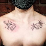 Пример классного рисунка тату скорпион 16.01.2021 №0109 -scorpion tattoo-tatufoto.com