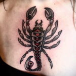 Пример классного рисунка тату скорпион 16.01.2021 №0112 -scorpion tattoo-tatufoto.com