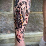 Пример классного рисунка тату скорпион 16.01.2021 №0131 -scorpion tattoo-tatufoto.com