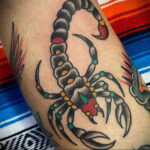 Пример классного рисунка тату скорпион 16.01.2021 №0170 -scorpion tattoo-tatufoto.com