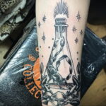Пример классного рисунка тату скорпион 16.01.2021 №0178 -scorpion tattoo-tatufoto.com