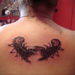 Пример рисунка татуировки скорпион 16.01.2021 №0075 -scorpion tattoo- tatufoto.com