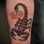 Пример рисунка татуировки скорпион 16.01.2021 №0076 -scorpion tattoo- tatufoto.com