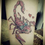Пример рисунка татуировки скорпион 16.01.2021 №0084 -scorpion tattoo- tatufoto.com