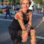 Тату Джулии Робертс про детей - Julia Roberts' tattoos about children 1