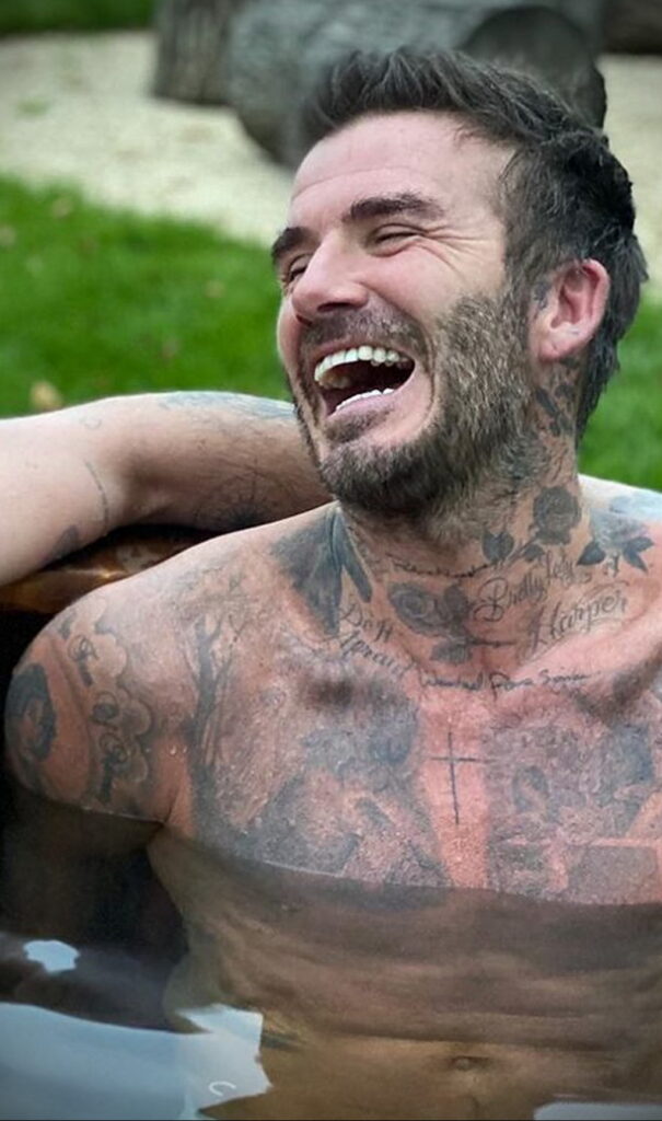 Тату Дэвида Бекхэма про детей - David Beckham's tattoo about children 4