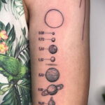 Тату астрономия и космос 11.01.2021 №0001 -astronomy and space tattoo- tatufoto.com