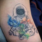Тату астрономия и космос 11.01.2021 №0007 -astronomy and space tattoo- tatufoto.com