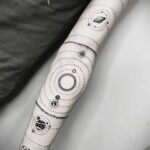 Тату астрономия и космос 11.01.2021 №0010 -astronomy and space tattoo- tatufoto.com