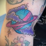 Тату астрономия и космос 11.01.2021 №0016 -astronomy and space tattoo- tatufoto.com