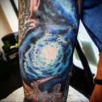 Тату астрономия и космос 11.01.2021 №0023 -astronomy and space tattoo- tatufoto.com