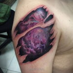 Тату астрономия и космос 11.01.2021 №0039 -astronomy and space tattoo- tatufoto.com