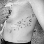 Тату астрономия и космос 11.01.2021 №0040 -astronomy and space tattoo- tatufoto.com
