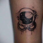 Тату астрономия и космос 11.01.2021 №0048 -astronomy and space tattoo- tatufoto.com