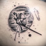 Тату астрономия и космос 11.01.2021 №0056 -astronomy and space tattoo- tatufoto.com