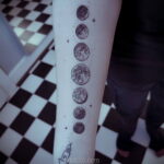 Тату астрономия и космос 11.01.2021 №0060 -astronomy and space tattoo- tatufoto.com