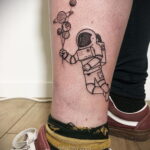 Тату астрономия и космос 11.01.2021 №0110 -astronomy and space tattoo- tatufoto.com