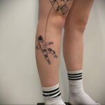 Тату астрономия и космос 11.01.2021 №0117 -astronomy and space tattoo- tatufoto.com