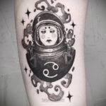 Тату астрономия и космос 11.01.2021 №0138 -astronomy and space tattoo- tatufoto.com