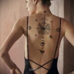 Тату астрономия и космос 11.01.2021 №0143 -astronomy and space tattoo- tatufoto.com