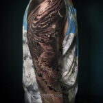 Тату астрономия и космос 11.01.2021 №0159 -astronomy and space tattoo- tatufoto.com