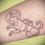 Тату астрономия и космос 11.01.2021 №0161 -astronomy and space tattoo- tatufoto.com