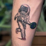 Тату астрономия и космос 11.01.2021 №0163 -astronomy and space tattoo- tatufoto.com