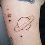 Тату астрономия и космос 11.01.2021 №0165 -astronomy and space tattoo- tatufoto.com