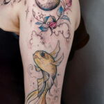 Тату астрономия и космос 11.01.2021 №0176 -astronomy and space tattoo- tatufoto.com
