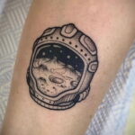 Тату астрономия и космос 11.01.2021 №0224 -astronomy and space tattoo- tatufoto.com