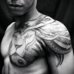 Тату в стиле реализм для мужчины 02.01.2021 №056 -tattoo for men realism- tatufoto.com