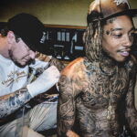 Уиз Халифанабил тату Bash на лбу – Wiz Khalifanabil Bash tattoo on forehead 3