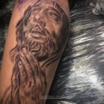 Фото Тату с Иисусом Христом 11.01.2021 №10027 -jesus tattoo- tatufoto.com