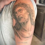 Фото Тату с Иисусом Христом 11.01.2021 №10032 -jesus tattoo- tatufoto.com