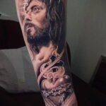 Фото Тату с Иисусом Христом 11.01.2021 №10038 -jesus tattoo- tatufoto.com