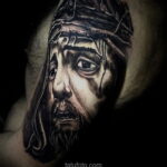 Фото Тату с Иисусом Христом 11.01.2021 №10070 -jesus tattoo- tatufoto.com